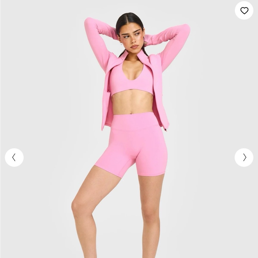 Oner Active Pink Women’s High-Waist Bike Shorts